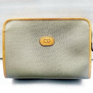 Christian Dior Leather Clutch Bag